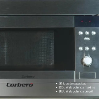 Inbouwmagnetron 20 L RVS