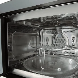 Inbouwmagnetron 20 L Wit/Inox