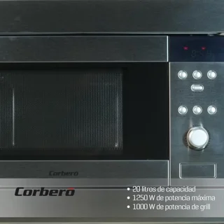 Inbouwmagnetron 20L RVS