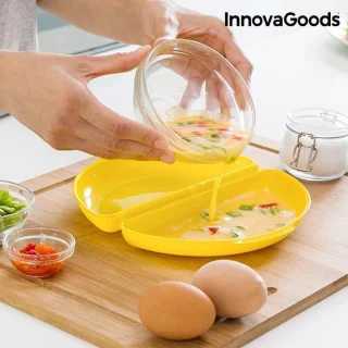 InnovaGoods Omeletmaker Magnetron Eierkoker