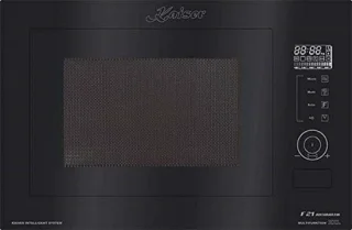 Kaiser EM 2510 inbouw magnetron 25L zwart glas