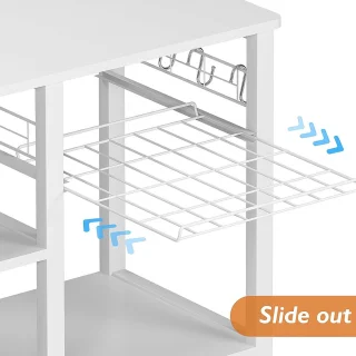 Keukenrek 6-planken vrijstaand opbergsysteem