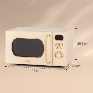 Wat vinden we goed aan de Klarstein Julieta Magnetron met grill - Crème