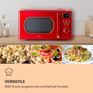 Klarstein Julieta Magnetron met grill - Retro Rood