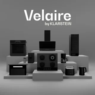 Klarstein Velaire inbouwoven 60 cm zwart