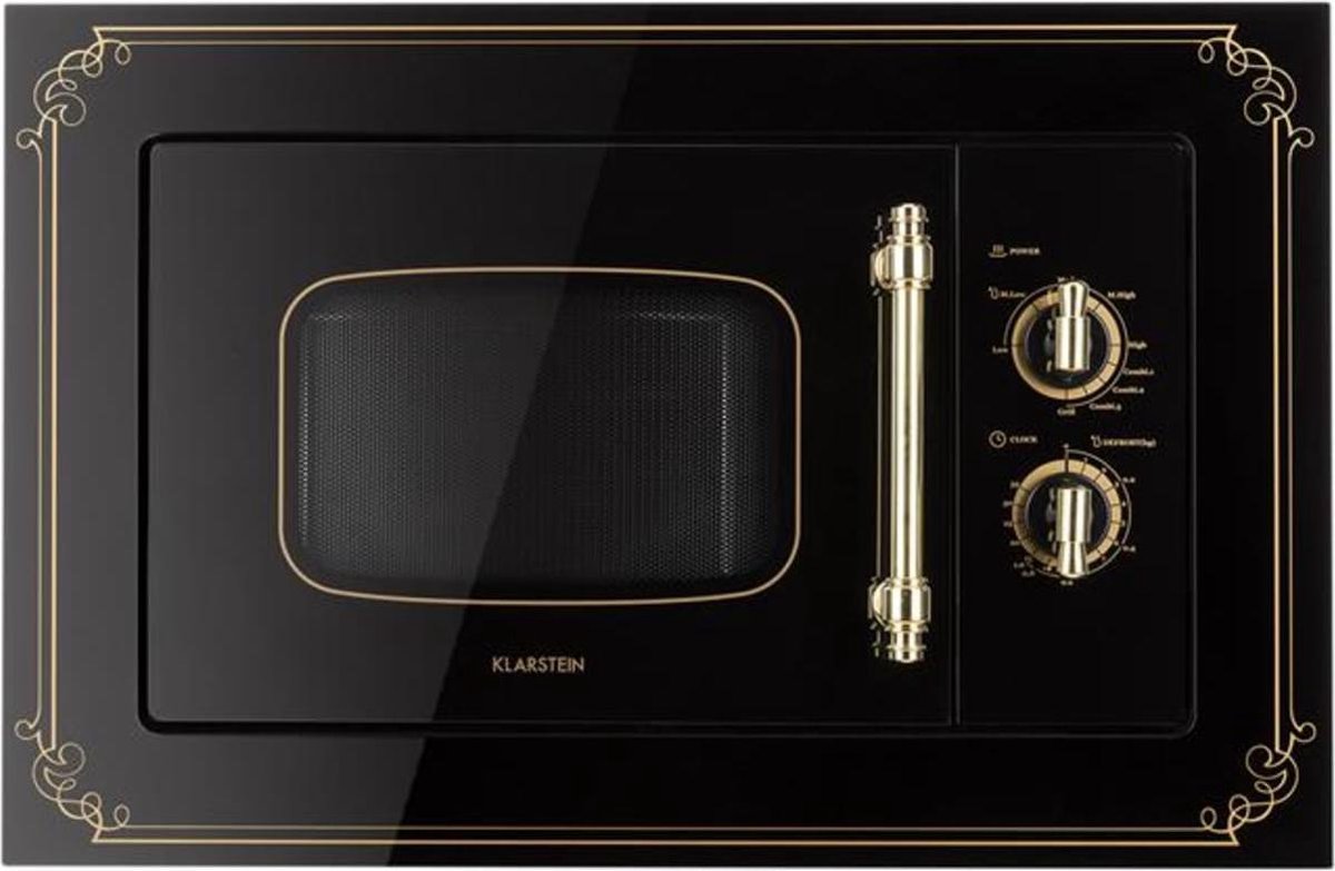 De Klarstein Victoria 20 Inbouwmagnetron Zwart in één oogopslag