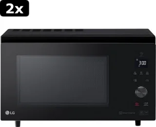 LG NeoChef MJ3965BIB Magnetron 39L Zwart 2x