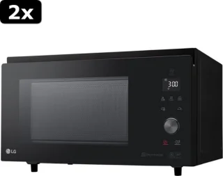 LG NeoChef MJ3965BIB Magnetron 39L Zwart 2x