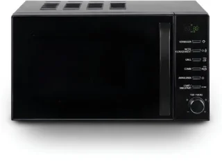 Lìon magnetron, vrijstaand met airfryer, zwart