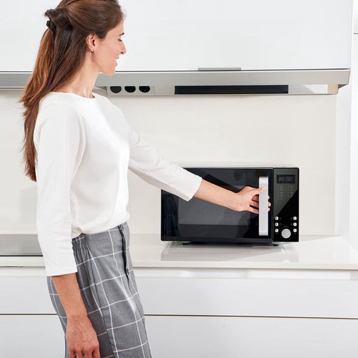 Luxe Combi Oven Magnetron met Grill en Heteluchtoven 1000W