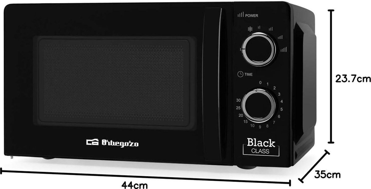 Magnetron 20L 700W Zwart