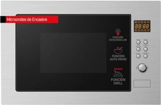 Degelijke 25 L RVS magnetron met grill en gebruiksvriendelijke bediening