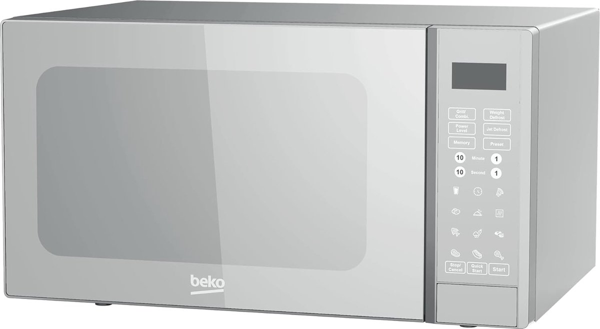 Magnetron 30L 900W Digitale Grill Zilver