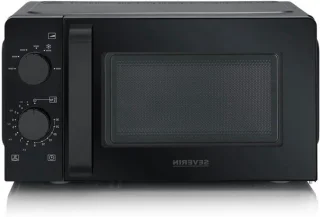 Magnetron aanrecht oven 20 liter zwart