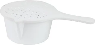 Magnetron kookpot met zeefdeksel 26.7 cm wit