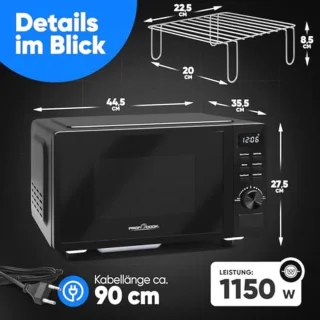 Magnetron met Grill 20L