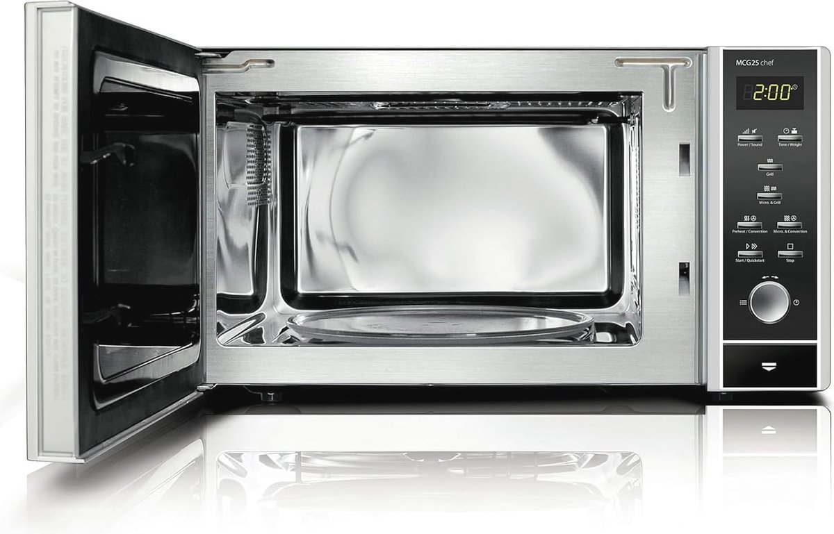 Magnetron met Grill en Hetelucht 25L 1950W