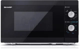 Magnetron met grill - zwart