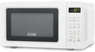 Magnetron met kookplaat, 0.7 cu, wit