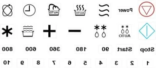 Magnetron schakelaar stickers wit