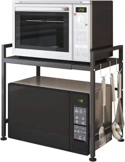 Magnetronhouder 2-laags keukenrek koolstofstaal