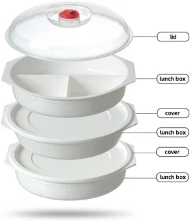 Magnetronkom 1 L met deksel