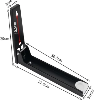 Magnetronplank van roestvrij staal, uittrekbaar en wandmontage