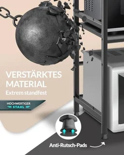 Magnetronrek staand 3-laags staal