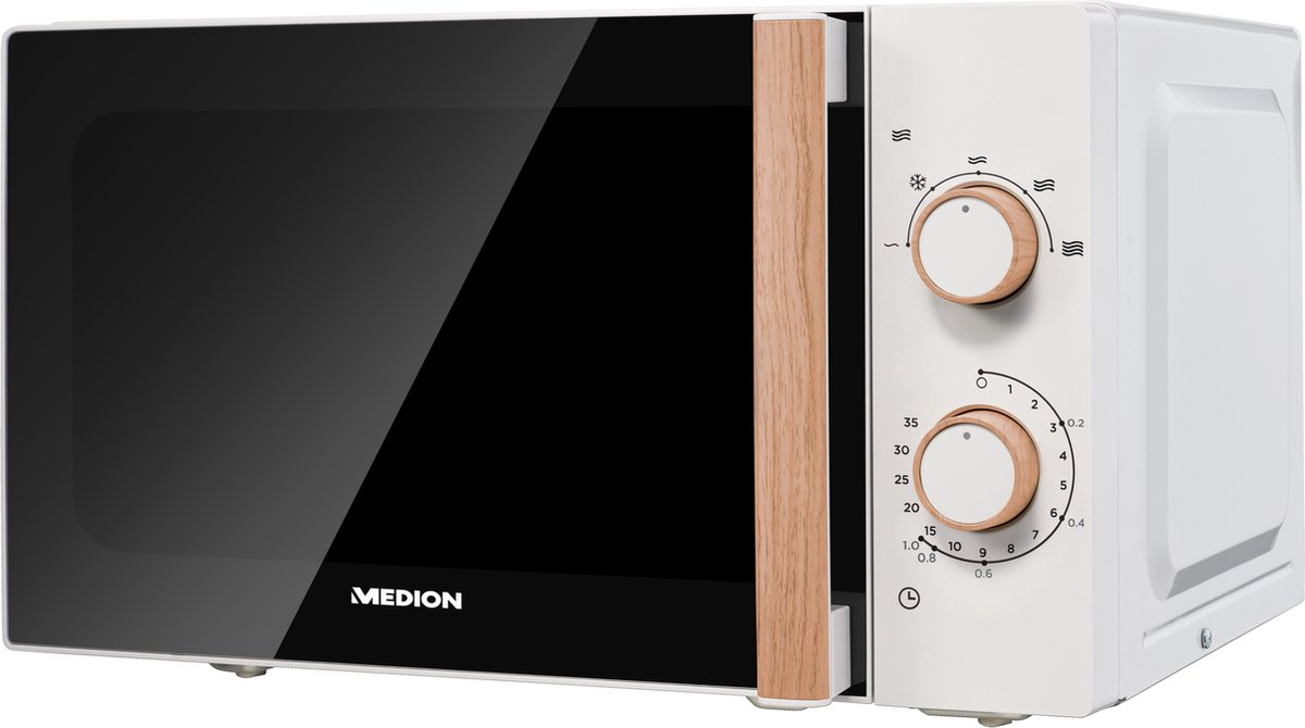 Wat vinden we goed aan de Medion Magnetron MD 10596 Houtlook 20L 700W