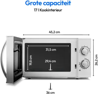 MEDION magnetron MD 15644 wit 17L 700W