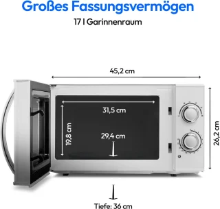 MEDION magnetron MD 15644 wit 17L 700W