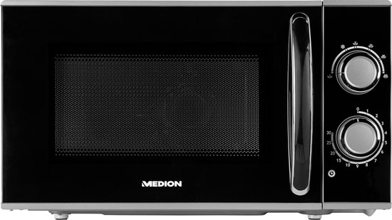 MEDION magnetron MD 15644 zwart/zilver 17L 700W review