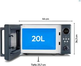 Medion MD 15000 Retro magnetron grijs 20L 800W