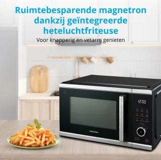 MEDION MD11499 Magnetron met heteluchtfriteuse 25L