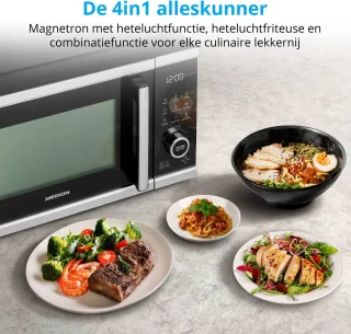 MEDION MD11499 Magnetron met heteluchtfriteuse 25L