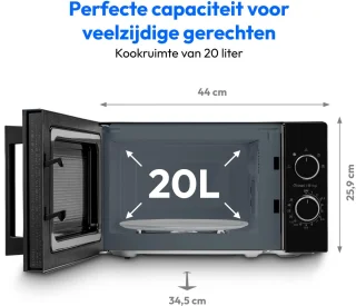 MEDION MD12011 magnetron 20L zwart