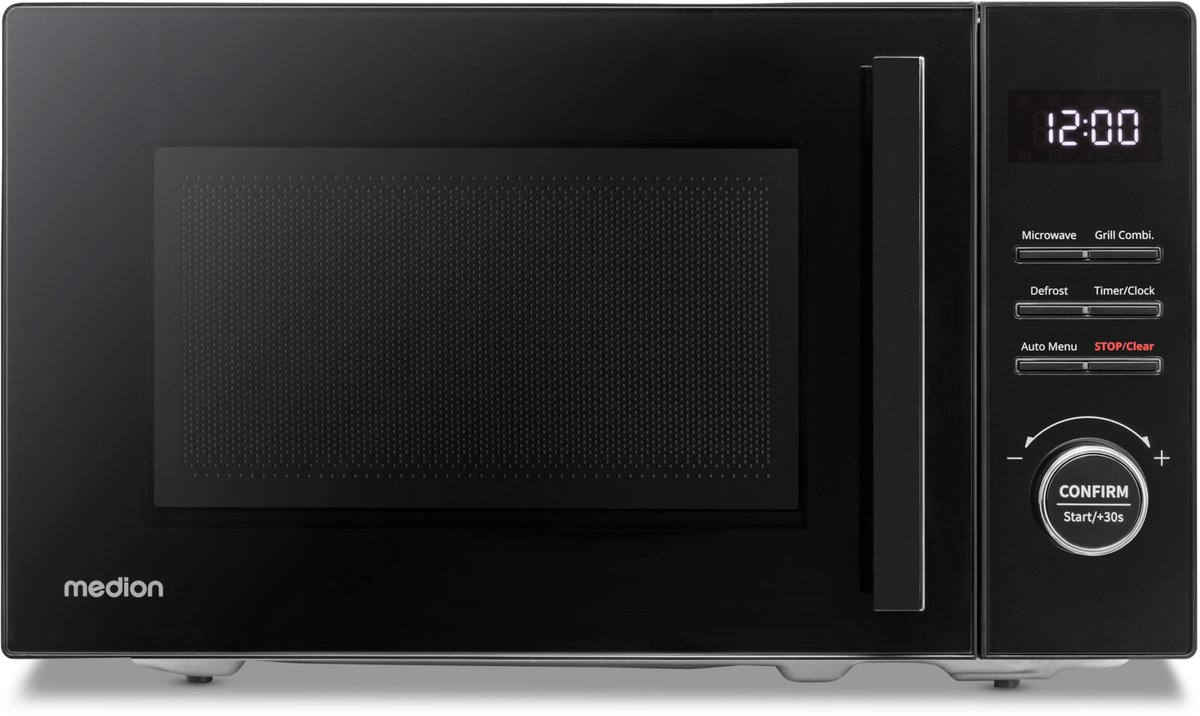 De MEDION MD12021 magnetron met grill 20L zwart in één oogopslag