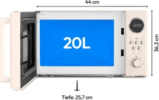 MEDION MD15000 retro magnetron 20L beige