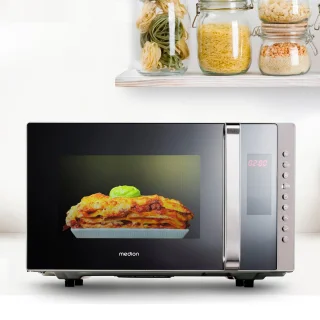 MEDION MD17495 vrijstaande 3-in-1 magnetron zilver 23L