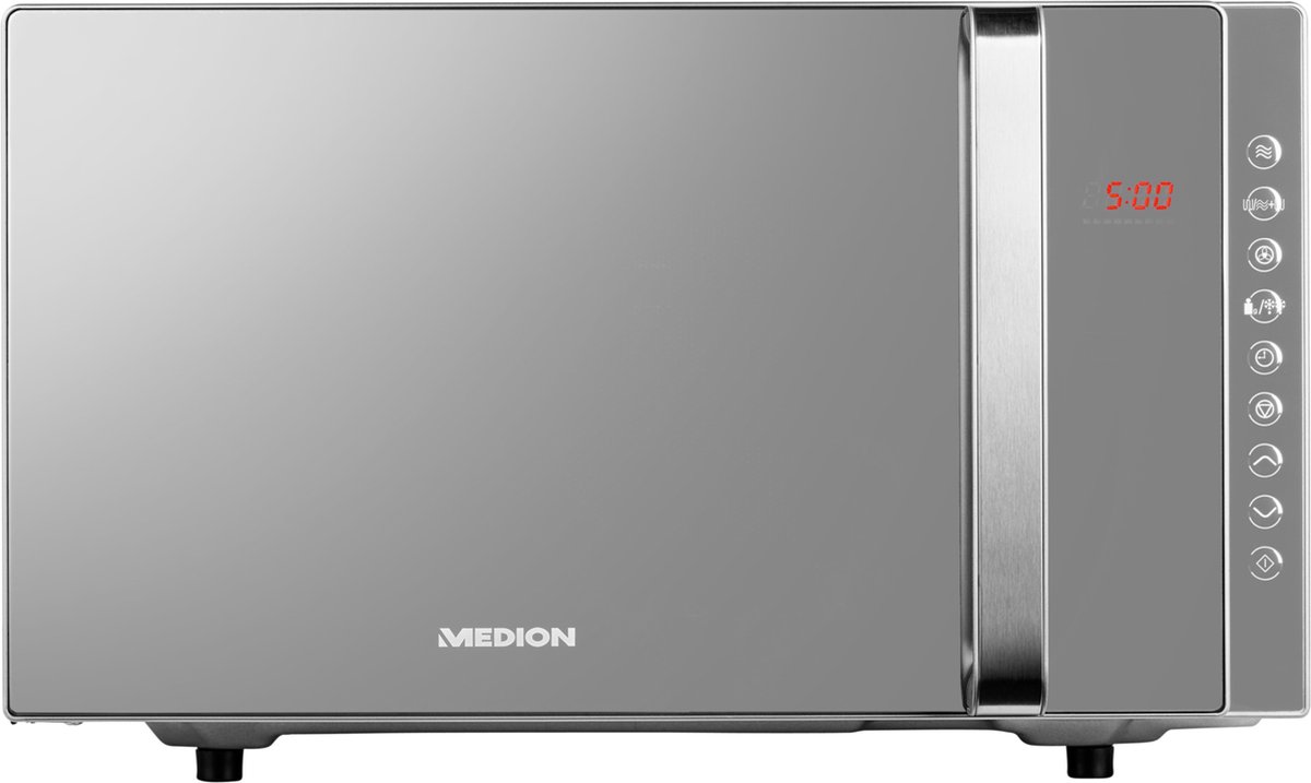 MEDION MD17495 vrijstaande 3-in-1 magnetron zilver 23L