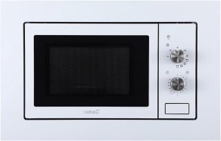 De Merk - Inbouwmagnetron 20L Wit/Inox in één oogopslag