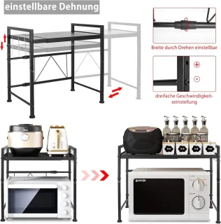 Microwave rack 2 stage
