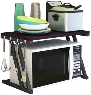 Mikrowave houten rek