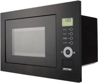 MPM Inbouw Magnetron Combi Oven 25L Zwart