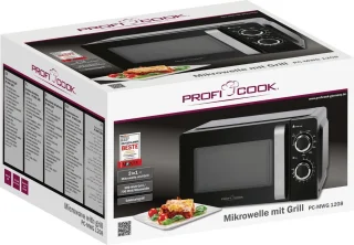 ProfiCook MWG 1208 Magnetron met Grill 17L Zwart