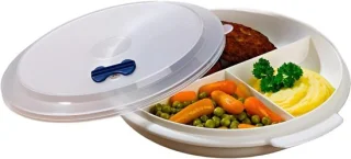 Quovo® magnetron bord met deksel wit 21 x 21 x 4 cm