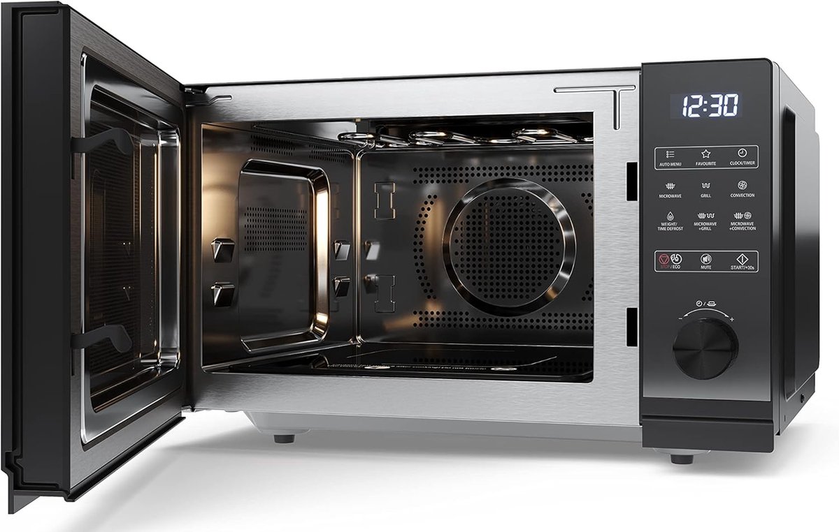 Wat vinden we goed aan de RFWR® Magnetron met Grill en Convectie 25L