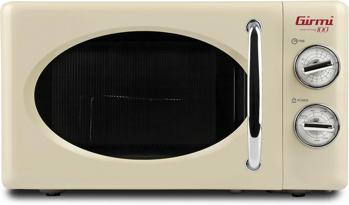 RFWR Vintage magnetronoven 20L crème