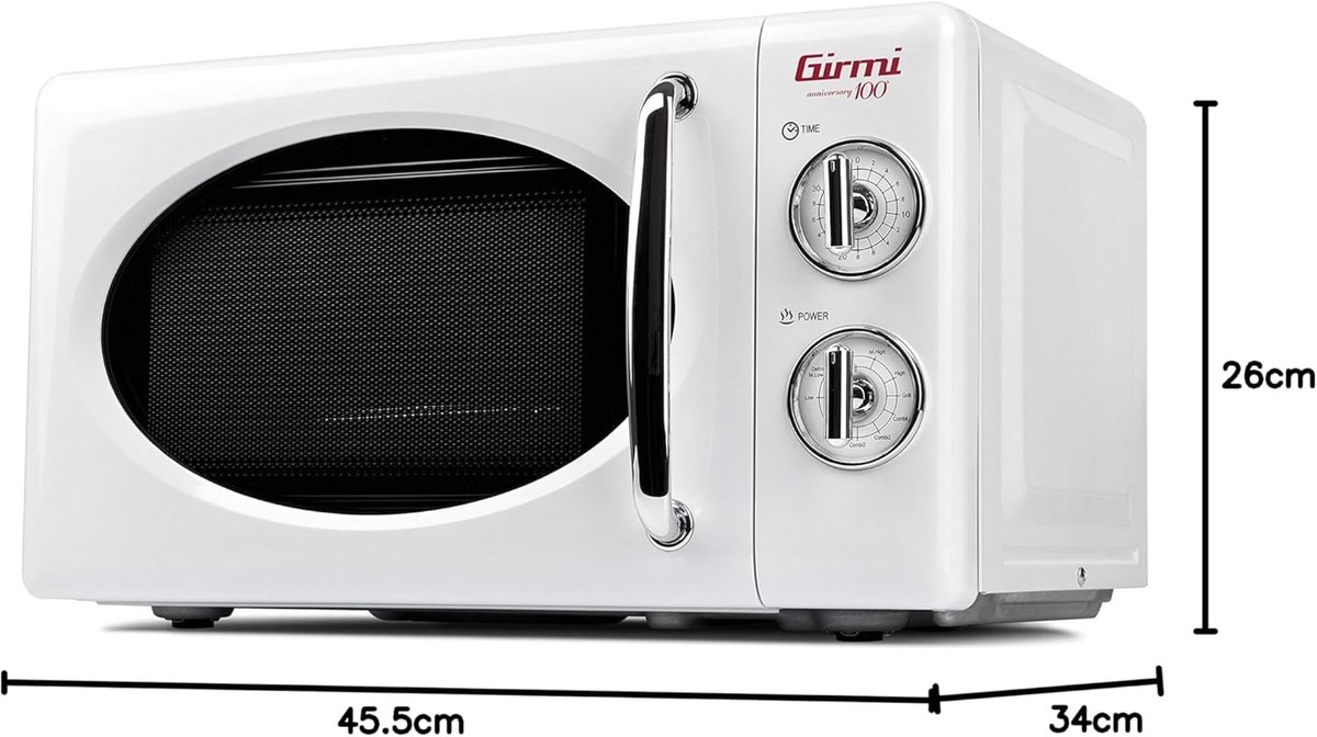 RFWR Vintage Magnetronoven 20L met Grill