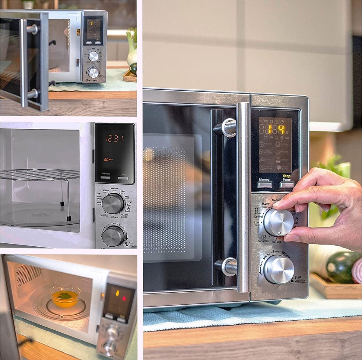Wat vinden we goed aan de Royalty Line MWO3805 Vrijstaande Magnetron RVS 20L 900W